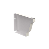 Заглушка желоба 120*86 правая (ПЛ-02-9010-ОН) бел (фото)