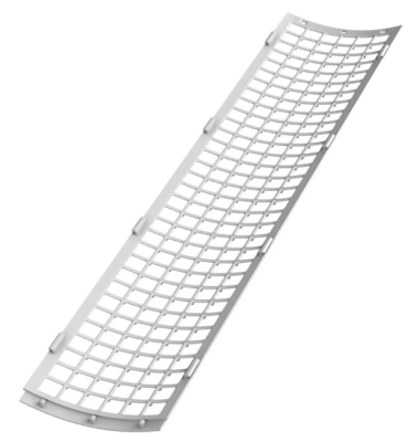 ТН ПВХ решетка желоба защитная (0,6 пог.м.), белый (фото)