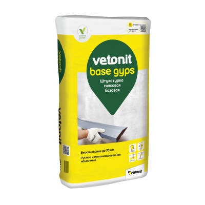 Штукатурка гипсовая Vetonit BaseGyps 30 кг (фото)