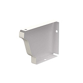 Заглушка желоба 120*86 левая (ПЛ-02-9010-ОН) бел (фото)