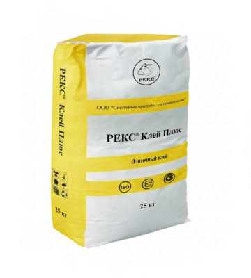 РЕКС® Клей плиточный Плюс меш. 25 кг (фото)