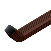 Труба водост с коленом 76*102*3000 (ПЛ-02-8017-ОН) (фото)