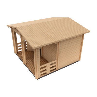 Баня 14 (Комфорт) - брус 44 мм (фото)