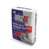 Смесь для выравнивания пола BROZEX НП-42 Наливной пол быстротвердеющий, 20 кг (фото)