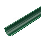 Желоб водосточный D125*3000 престиж (RAL 6005) (фото)