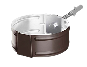 Держатель трубы D150 (ПЭ-01-8017-1.0) (саморез) (фото)