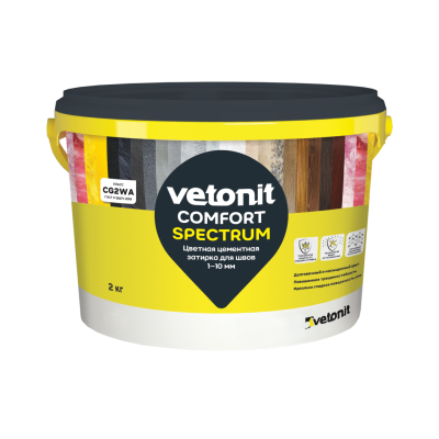 ВЕТОНИТ КОМФОРТ СПЕКТРУМ 01 БЕЛ 2КГ МЕШ (фото)