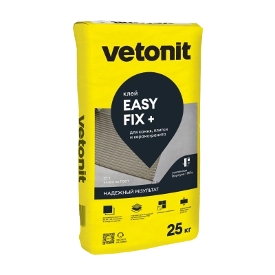 Вебер ветонит изи фикс/плит.клей 25кг (фото)