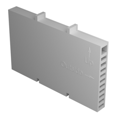 Вентиляционная коробочка TERMOCLIP (белый цвет) (фото)