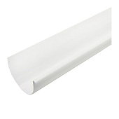 Желоб водосточный 130мм MUROL белый,4м (фото)